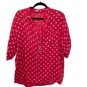 Made In Italy Sheer Blouse OS